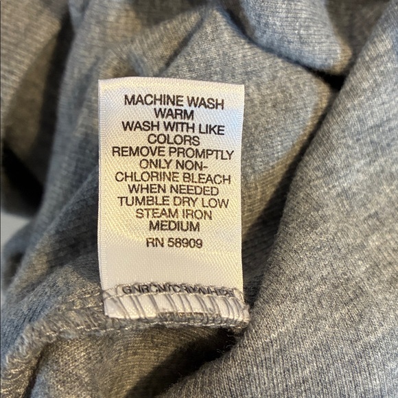 Cremieux mens gray pullover sweatshirt 1/4 button up faux suede accents size XXL - Picture 11 of 14